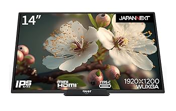 未使用 モバイルモニター 14インチ 1920x1200 16:10 Amazon.co.jp: JAPANNEXT 14インチ モバイルモニター IPS パネル